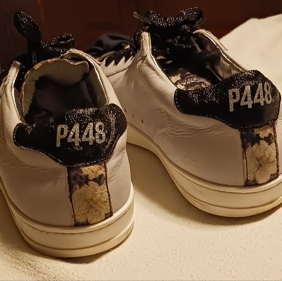 Like new P448 John's floral/python print women's sneakers size EU38 - Picture 7 of 8